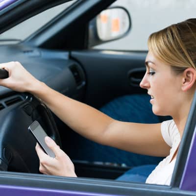 Huntsville car accident lawyers discuss texting while driving. 
